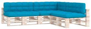 Poduszki na sofę z palet, 7 szt., niebieskie