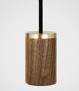 Ciemnobrązowa lampa wisząca ø 5 cm Knuckle – tala