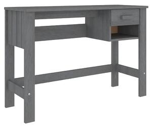 Ciemnoszare biurko z drewna sosnowego N7-R41
