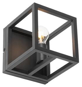 Industrialna lampa ścienna czarna - Cage