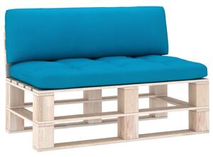 Poduszki na sofę z palet, 2 szt., niebieskie