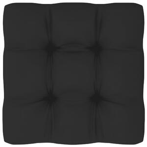 Poduszka na sofę z palet, czarna, 70x70x10 cm