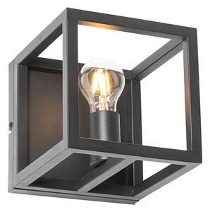 Industrialna lampa ścienna czarna - Cage