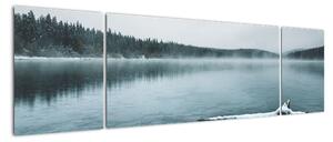 Obraz - lodowe nordyckie jezioro (170x50 cm)