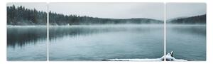 Obraz - lodowe nordyckie jezioro (170x50 cm)