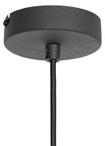Nowoczesna lampa wisząca czarna 38 cm - Saffira