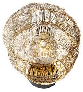 Orientalna lampa ścienna złota - Vadi