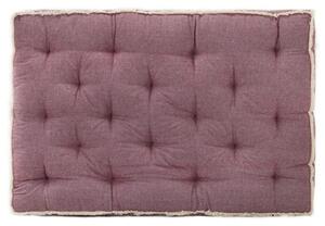 Poduszka na sofę z palet, czerwień burgundowa, 120x80x10 cm