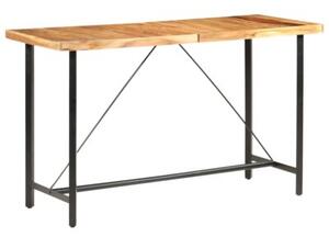 Stolik barowy, 180x70x107 cm, lite drewno akacjowe