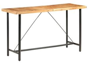 Stolik barowy, 180x70x107 cm, lite drewno akacjowe