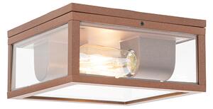 Industrialna lampa sufitowa rdzawo-brązowa IP44 2-światła - Charlois