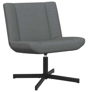 Fotel obrotowy ciemnoszary 63 x 75 x 76 cm tkanina