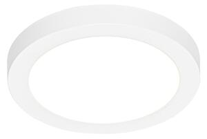 Reflektor natynkowy lub wpuszczany biały 18 cm z diodą LED 3-stopniowy ściemniacz do ciepłego światła z przełącznikiem DIP - Trans