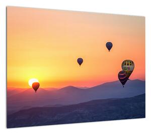 Obraz balonów na ogrzane powietrze (70x50 cm)
