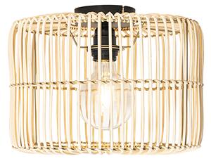 Orientalna lampa sufitowa z rattanu - Maud