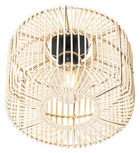 Orientalna lampa sufitowa z rattanu - Maud