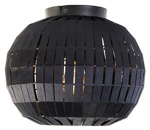 Nowoczesna lampa sufitowa czarna 26 cm - Zoë