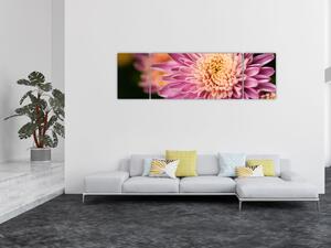 Szczegółowy obraz kwiatu (170x50 cm)