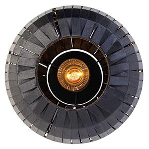 Nowoczesna lampa sufitowa czarna 26 cm - Zoë