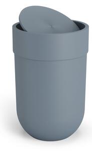 Niebieski plastikowy kosz na śmieci 6 l Touch – Umbra