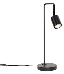 Nowoczesna lampa stołowa czarna regulowana - Java