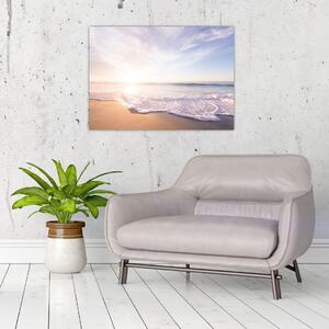 Obraz piaszczystej plaży (70x50 cm)