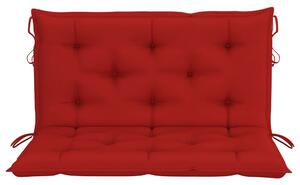 Poduszka na huśtawkę, czerwona, 100 cm, tkanina