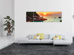 Obraz pięknej plaży (170x50 cm)