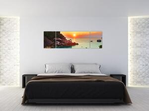 Obraz pięknej plaży (170x50 cm)