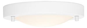 Nowoczesna lampa sufitowa biała 18 cm IP44 - Yuma