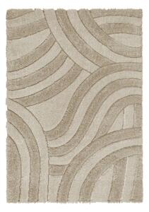 Beżowy dywan tkany ręcznie z włókien z reyklingu 120x170 cm Velvet – Flair Rugs