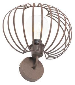 Designerska lampa ścienna rdzawobrązowa 30 cm - Johanna
