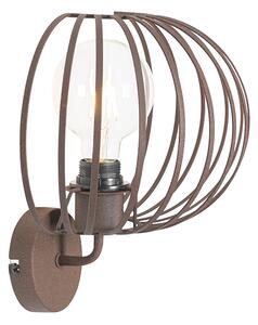 Designerska lampa ścienna rdzawobrązowa 30 cm - Johanna
