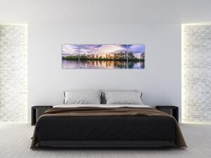 Obraz jeziora (170x50 cm)