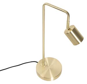 Nowoczesna lampa stołowa mosiężna regulowana - Java