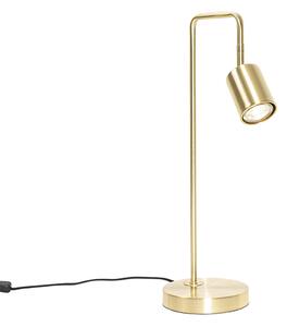 Nowoczesna lampa stołowa mosiężna regulowana - Java