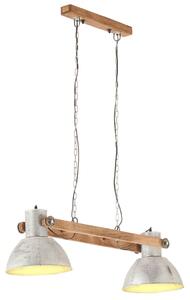 Industrialna lampa wisząca, 25 W, srebrna, 109 cm, E27