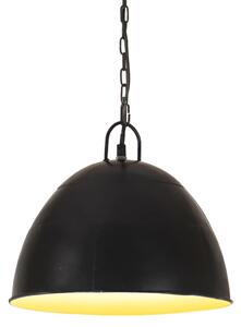 Industrialna lampa wisząca, 25 W, czarna, okrągła, 31 cm, E27