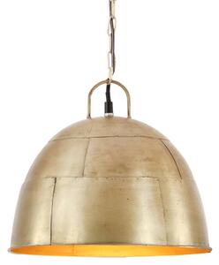 Industrialna lampa wisząca, 25 W, mosiężna, okrągła, 31 cm, E27