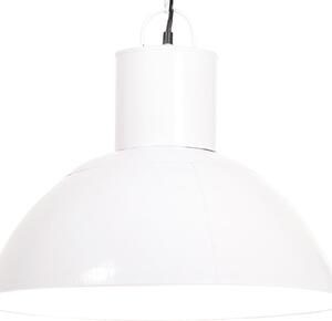 Lampa wisząca, 25 W, biała, okrągła, 48 cm, E27