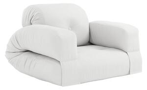 Biały fotel rozkładany odpowiedni na zewnątrz Karup Design OUT™ Hippo White