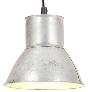 Lampa wisząca, 25 W, kolor srebra, okrągła, 17 cm, E27