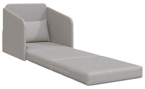 Sofa bed szary chmur 65 x 80 x 83 cm tkanina