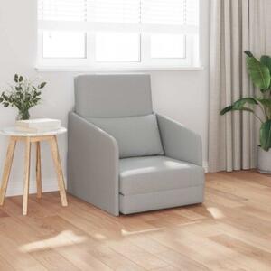 Sofa bed szary chmur 65 x 80 x 83 cm tkanina