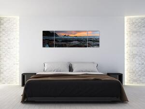 Obraz - krajobraz w Nowej Zelandii (170x50 cm)