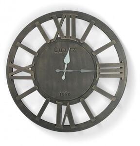 Drewniany zegar ścienny, styl rustykalny