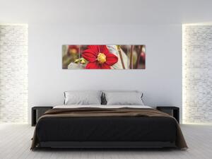 Obraz kwiatu (170x50 cm)