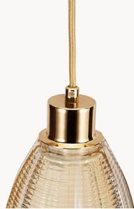Lampa wisząca ze szkła Gleaming Gold