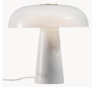 Lampa stołowa z marmurową podstawą Glossy