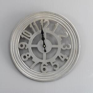 Drewniany zegar ścienny, styl rustykalny